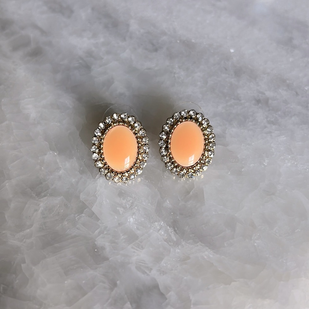 Light orange earrings